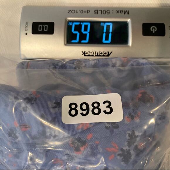 OshKosh B'gosh Quilted Blue Floral Print Girls Jacket Size 18 Months NWOT - Picture 11 of 12